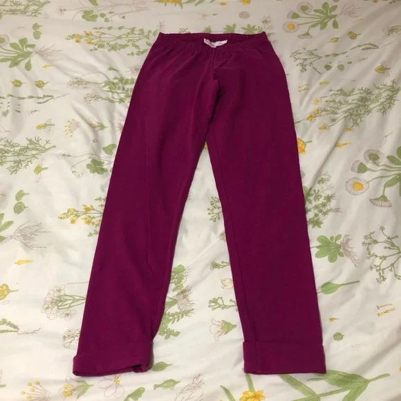 Hanna Andersson Kids' Magenta and Violet Joggers - Picture 2 of 10